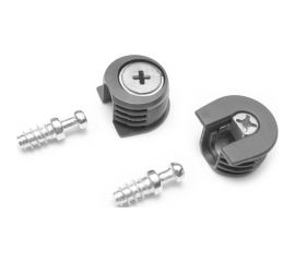 Эксцентриковая стяжка Tech-Krep серая D20 мм 2 шт. пакет 153887 