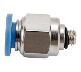 Фитинг цанговый прямой с наружной резьбой M5x0.8 для трубки диаметром 6 мм SHPI PC 06-M5 