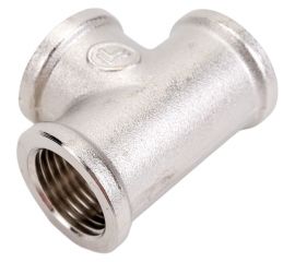 Тройник DOUBLE-LIN резьбовой латунный В/В/В 1/2" LL6016 (1/2") 