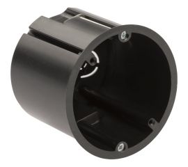 Установочная коробка ЭРА KUP-73-73-m-black для полых стен саморезы, метал, лапки черная Б0052725 