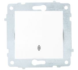 Механизм 1-клавишного проходного выключателя OVIVO белый, 600-000201-209 