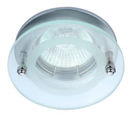 Встраиваемый спот POWERLIGHT 1xGU5,3x50W мат хром/стекло, алюм.литье 6210/1-4SCH 