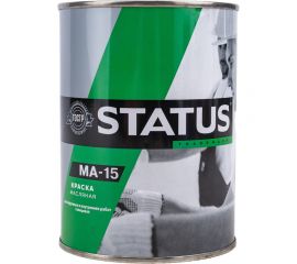 Масляная краска Радугамалер STATUS МА-15 (салатная; по металлу, дереву, бетону; 0.8 кг) 4630018083151 
