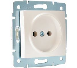 Розетка Lezard KARINA б/ з ПБТ жемчужно-белый перламутр 707-3088-121В 