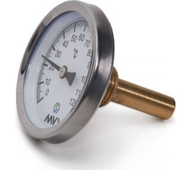 Аксиальный термометр MVI 0C-120C, D63 мм, погружной, подключение G1/2 AT.63120.04 