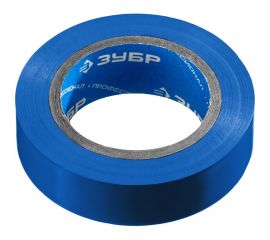 Изолента Зубр ЭЛЕК-10 ПВХ не поддерживает горение 10м /0 13х15мм/ синяя 1233-73_z02 