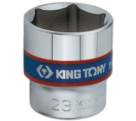 Головка торцевая стандартная шестигранная 3/8"", 23 мм KING TONY 333523M 