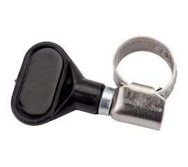 Червячный хомут с бабочкой СВК нержавеющий, w2/9 мм, 8 - 12 мм SVK-HW2012 