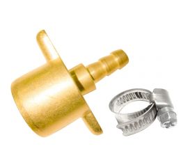 Фитинг-барашек елочка 6 мм, фиксирующий хомут в комплекте Andycar FT-06 