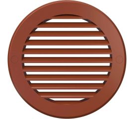 Решетка наружная вентиляционная круглая 12РКН (161 мм; с фланцем 125 мм; ASA; терракотовая) ERA 88-055 