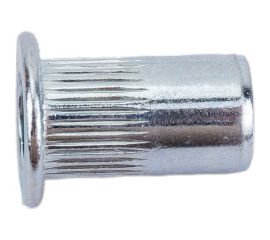 Гайка заклепка с насечкой Мир крепежа стандартный борт, М5 (0,5-3), 100 шт. УТ000012165 