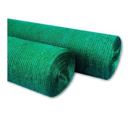 Сетка фасадная (2х10 м; темно-зеленая; затенение 55%) Мегапласт 1452 