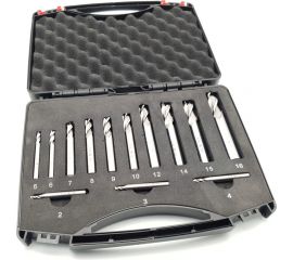 Комплект фрез HSS, 4-х перые, 13 шт (2, 3, 4, 5, 6, 7, 8, 9, 10, 12, 14, 15, 16 мм) ТЕХНОРЕАЛ МА400053015 