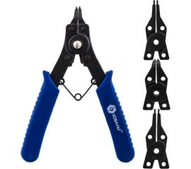 Съемник стопорных колец в наборе с 4 насадками КОБАЛЬТ 246-463 