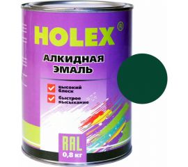 Алкидная автоэмаль HOLEX 564 кипарис, 0.8 кг HAS-59052 