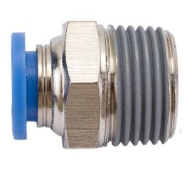 Фитинг цанговый прямой с наружной резьбой 3/8M для трубки диаметром 8 мм SHPI PC 08-R03 