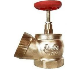 Пожарный клапан Апогей КПЛ 65-1 латунный, 125 град., муфта-цапка, ВР/НР 110005 