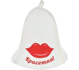 Шапка для бани и сауны Hot Pot Красотка войлок 41157 