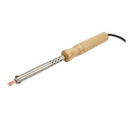 Паяльник ОНЛАЙТ OSE-Pes01-60W-CP дерево, клин прямой 80844 