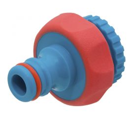 Штуцер под коннектор с внутренней резьбой с переходником 1/2"" - 3/4"", пластик/резина MPF ДС.071284 