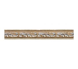 Молдинг стеновой ударопрочный влагостойкий бук с платиной Decor-Dizayn 30x13x2400 мм 157-59 