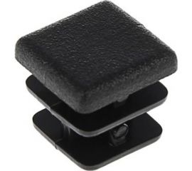 Внутренняя заглушка для трубы Tech-Krep 20x20 мм, черный пластик, 4 шт. пакет 150030 