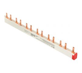 Соединительная шина EKF типа PIN для 2-ф нагр. 63А 54 мод. pin-02-63 