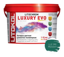 Затирочная смесь LITOKOL LITOCHROM LUXURY EVO LLE 390 малахит 2 кг 500650002 