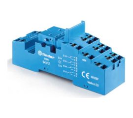 Розетка с клеммами push-in для реле Finder, 55.33, 85.03 и модулей 99.02, 86.30 с разд. кон, 94P3SPA 