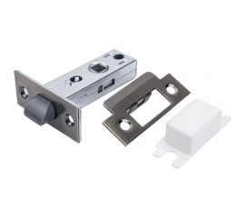 Защелка Аллюр L45-8-P AB (старая бронза; пластик; торцевая планка 25 мм; без ручек) 12327 