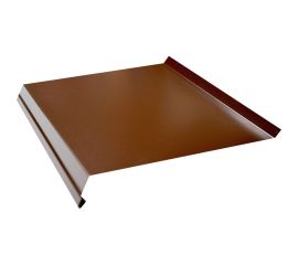 Отлив ТАВРОС 0.4х200х2000 мм, полиэстер, глянец, RAL 8017 шоколадно-коричневый 3000750 