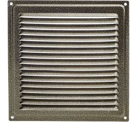 Решётка металлическая с сеткой (175 x 175 мм; бронзовая) Эвент ВРС 