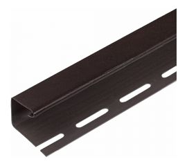J-профиль к сайдингу PROFBUILD акрил коричневый 51607 