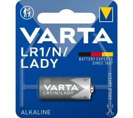 Батарейка Varta ELECTRONICS LR1 N BL1 Alkaline 1.5V (4001) 04001101401 