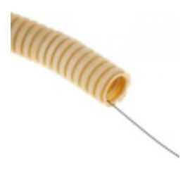 Легкая гофротруба ПВХ Урал ПАК с протяжкой под светлое дерево-20 мм (25), м ГФ-8104120-025 