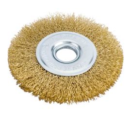 Кордщетка дисковая 125 мм, латунированная мягкая проволока для УШМ Bohrer 36703125 