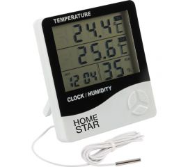 Цифровой термометр-гигрометр с выносным датчиком Homestar HS-0109 104304 