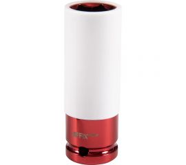 Головка торцевая ударная глубокая тонкостенная 21 мм, 1/2""DR, пластиковая защита AFFIX AF00645121 