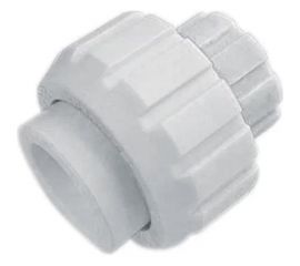 Разъемная муфта Политэк пласт. 20 pprc (белые) 9822200020 