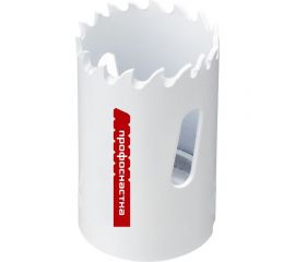 Коронка биметаллическая крупный зуб (40 мм, 38 мм, HSSE, М42) №027 Профоснастка 80101027 