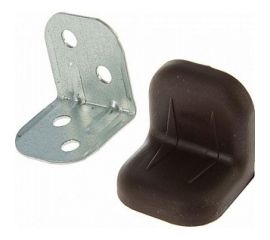 Крепежный уголок с пластиковой крышкой Tech-Krep 20x28 венге 4 шт. пакет 148279 