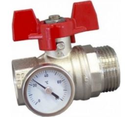 Шаровой кран Oventrop Ду25 с плоским уплотнением 1406484 