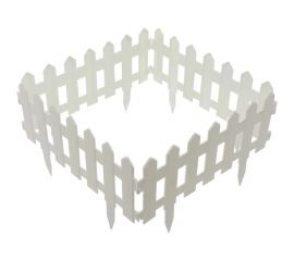 Садовое ограждение МАСТЕРСАД Палисадник белое ПЛСД-бел 