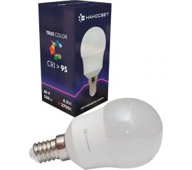 Светодиодная лампа Наносвет LH-G-60/E14/927, 8Вт, шар P45, 580 лм, Е14, 2700К, Ra95, L060 
