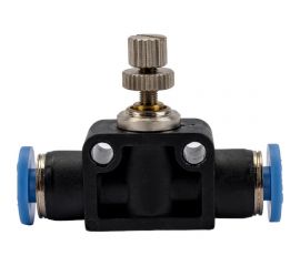 Фитинг-дроссель (пневмодроссель) цанговый 4 мм SHPI SCF 04 