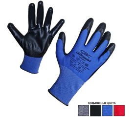 Полиэфирные перчатки с нитрильным покрытием СВС OILRESIST 1 пара, р.10 nl13nt nl13nt_10 