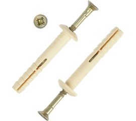 Дюбель-гвоздь Tech-Krep SMX-G 6x40 мм, нейлон, грибовидная манжета, 2000 шт. 133395 