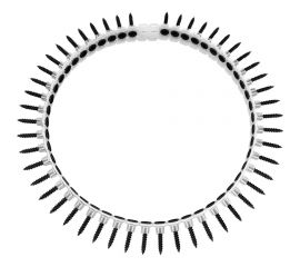 Саморезы в ленте 3.5x25 мм, 1000 шт, ГКЛ-металл GNG GNSCPS3525PH 