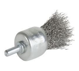 Щетка кистевая волнистая с хвостовиком 19 мм, проволока - сталь 0.30 мм DEBEVER DB80163383 
