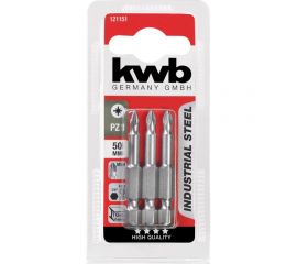 Бита PZ1 50 мм INDUSTRY 3 шт. KWB 121151 
